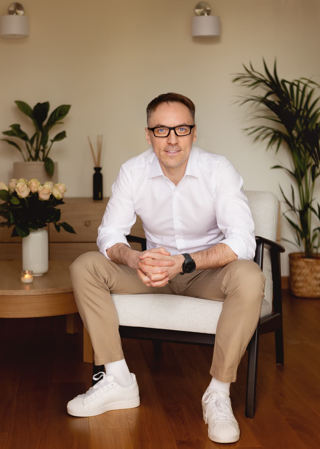 Krzysztof Pawłuszko, psychoterapeuta Gestalt, portret